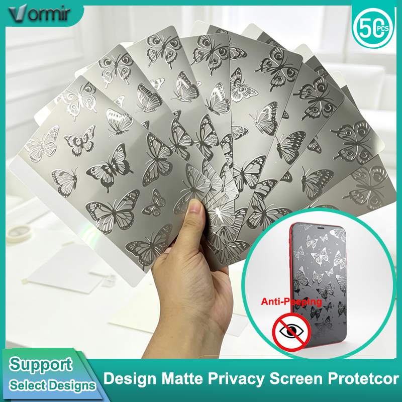 Screen Protector Cutter - VORMIR 50pcs Matte Privacy Film With