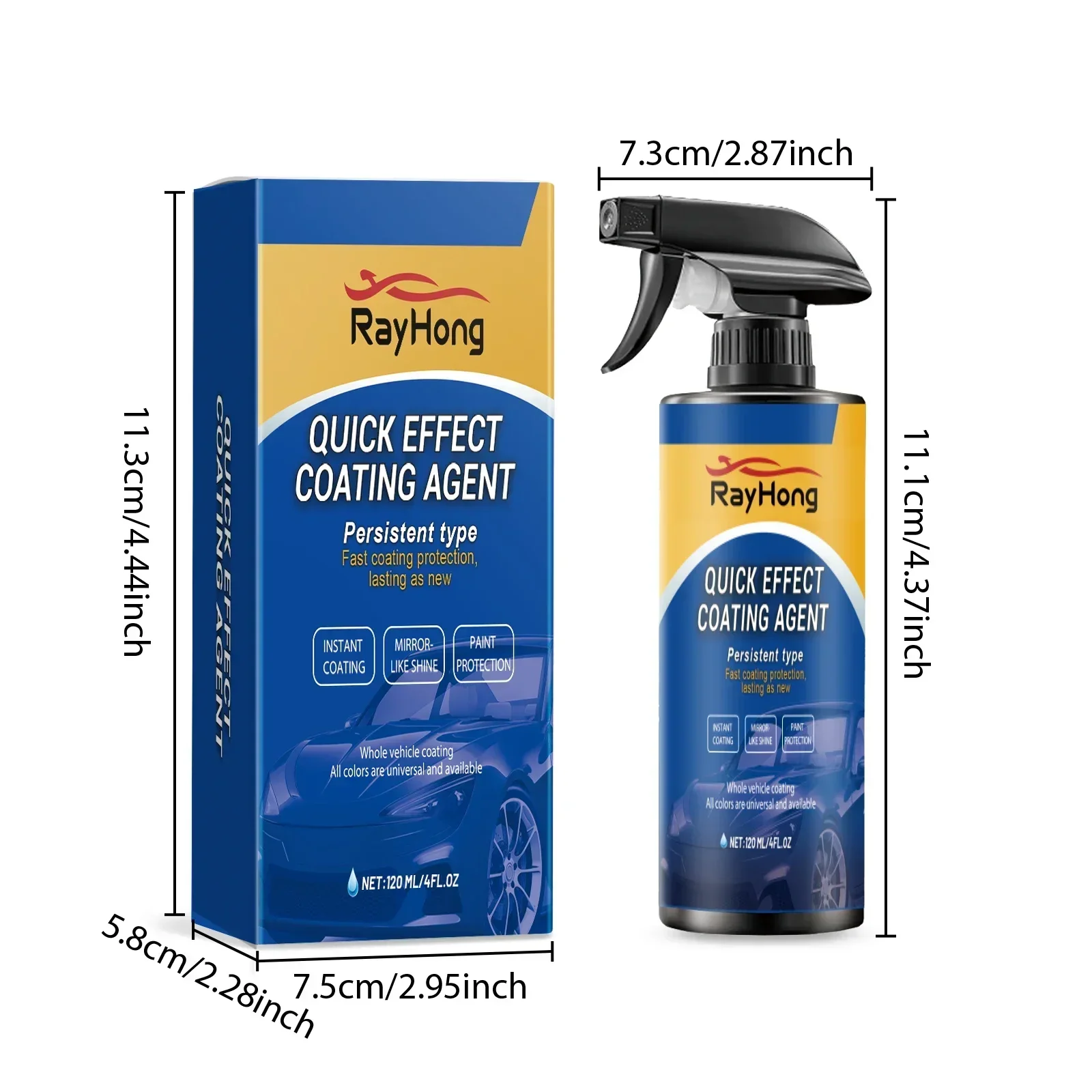NEW Car Coating Spray Hydropho - огляд і ціна Nano Liquid Coating