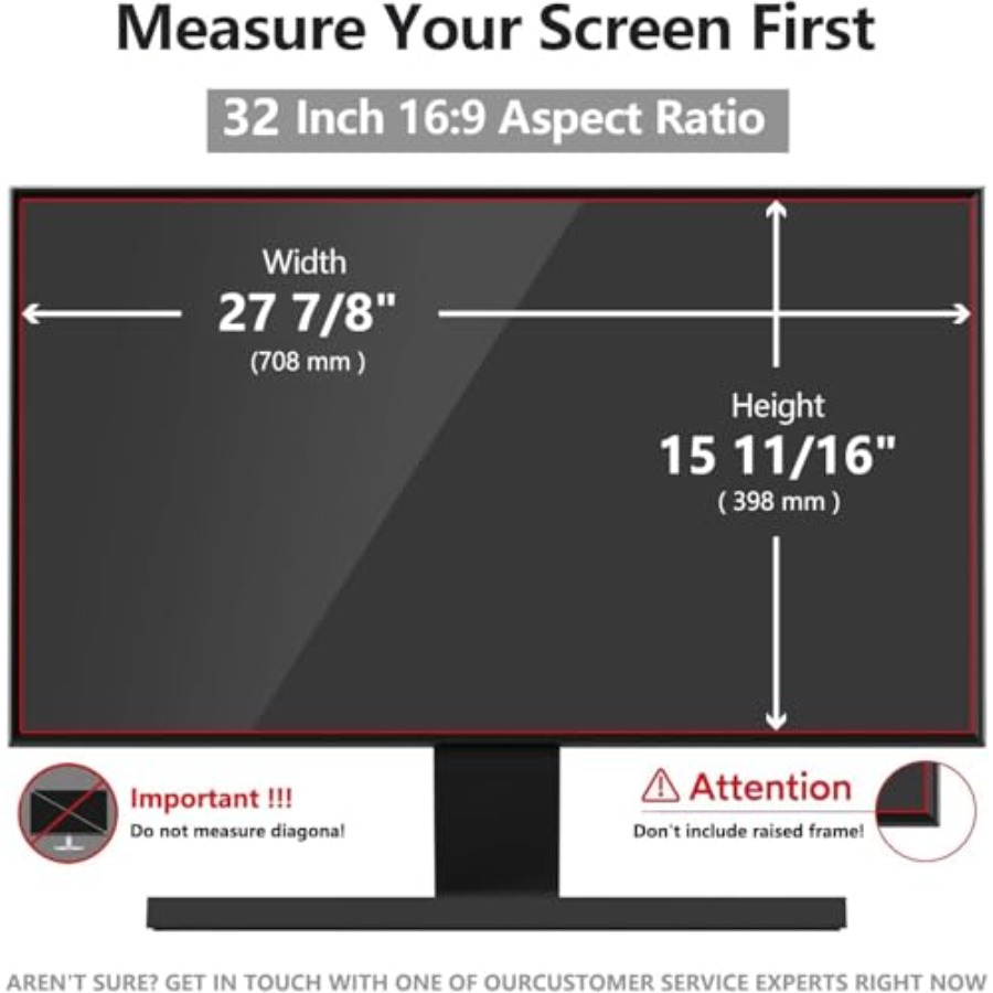32 Inch Computer Privacy Scree - огляд і ціна Privacy Filter 2Pack