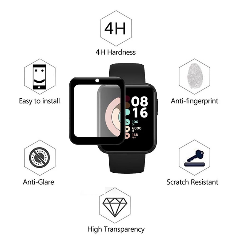 2 Pcs Tempered Glass for Redmi - огляд і ціна Smartwatch Screen Film