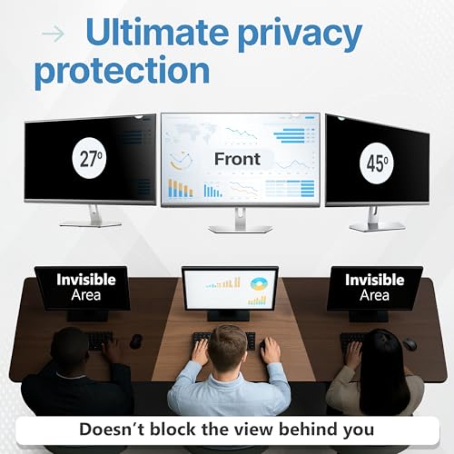2 Pack 22 Inch 16:9 Privacy Sc - огляд і ціна Privacy Filter 2Pack