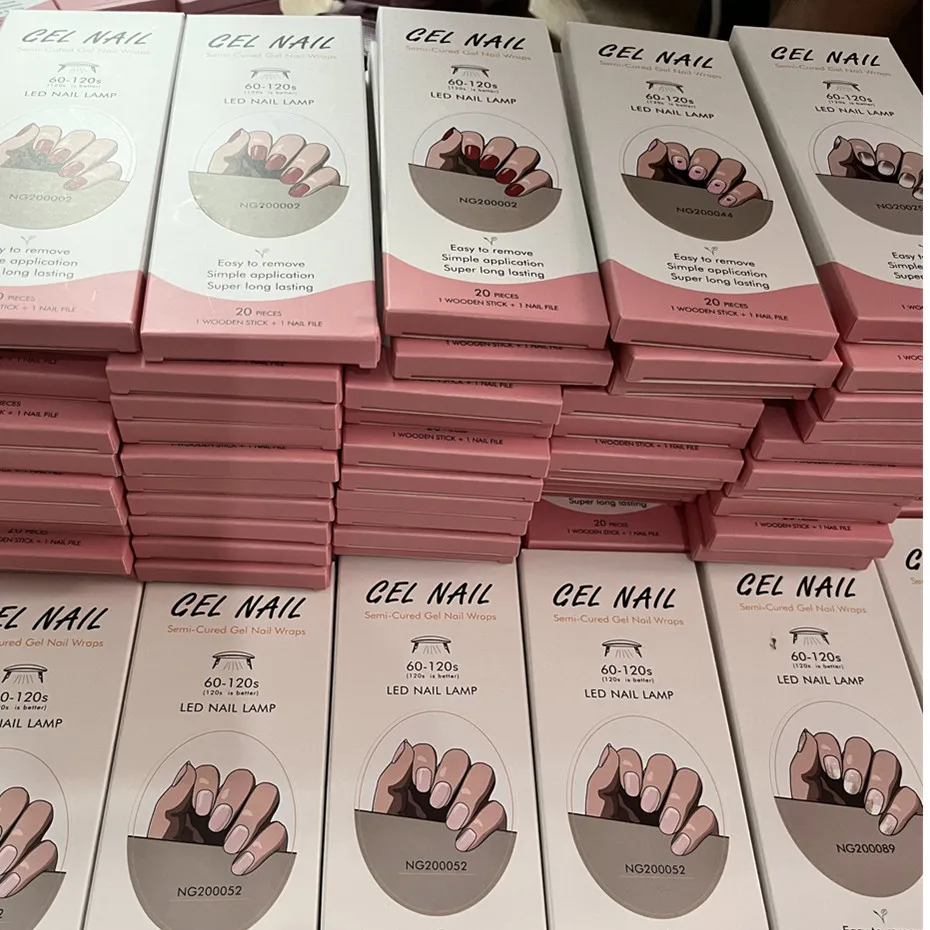 16/18/20Tips Gel Nail Stcikers - огляд і ціна Full Cover Adhesive