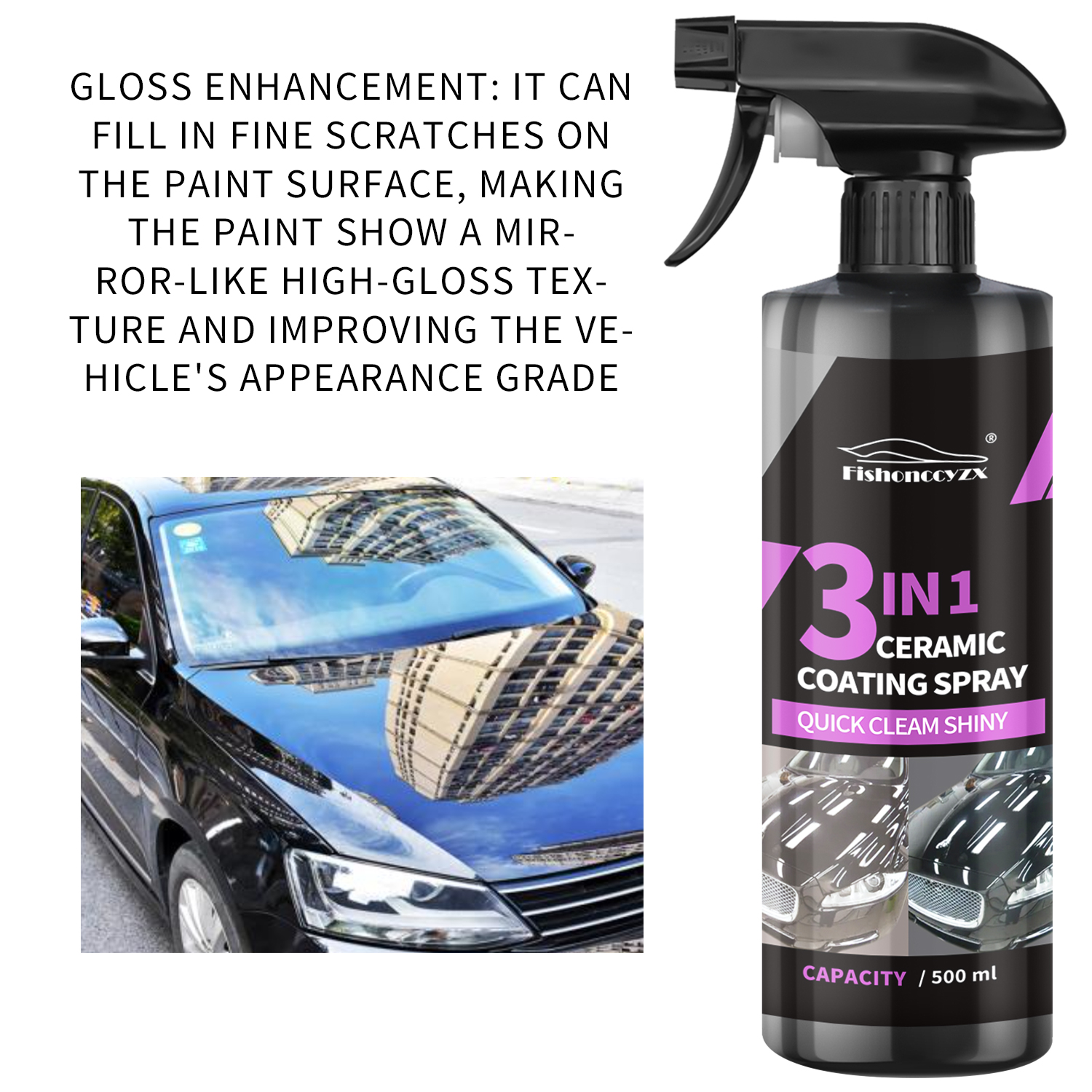 3 in 1 Car Ceramic Liquid Coat - огляд і ціна Nano Liquid Coating