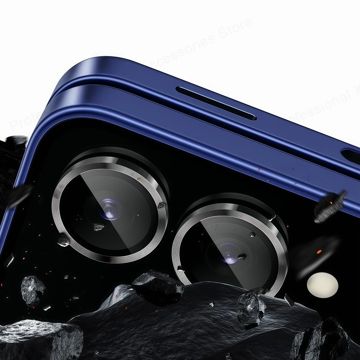 New Camera Metal Ring Protecto - огляд і ціна Tempered Glass Screen 9H