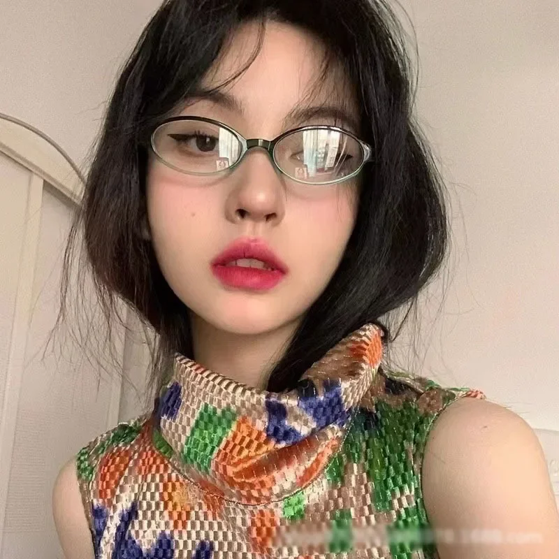 Retro Oval Glasses Women Girls - огляд і ціна Anti Blue Light Film